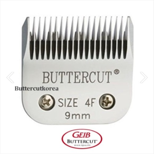 버터컷클리퍼날 4F (9미리) Geib Buttercut 애견미용날